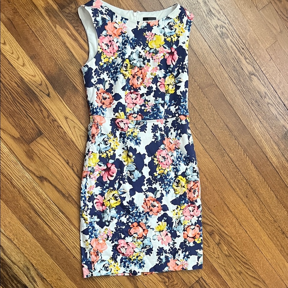 The Limited Navy Floral Mini Dress